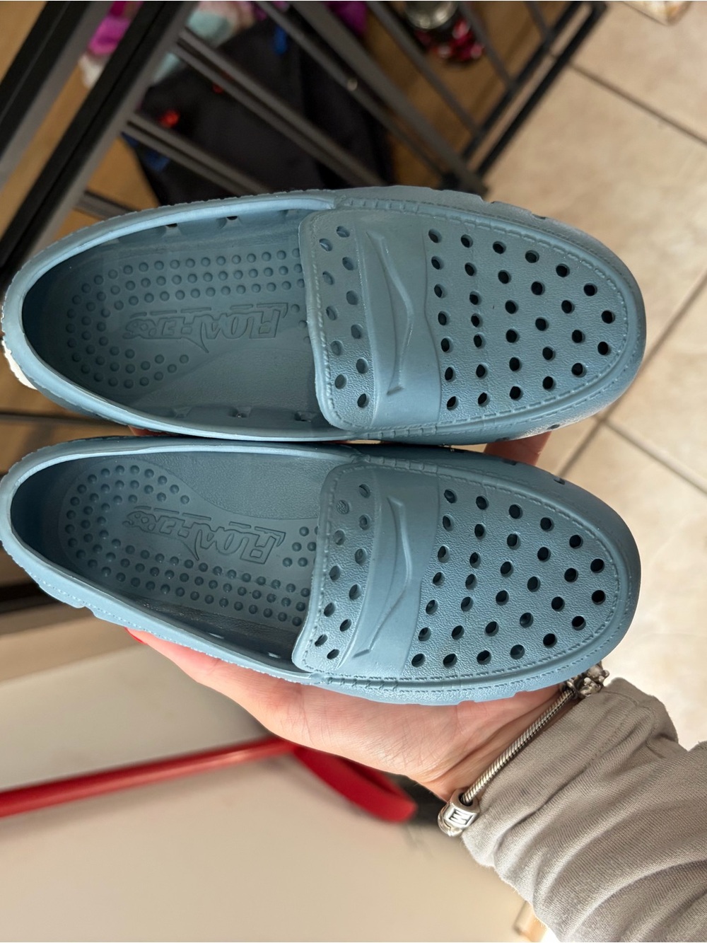 Light Blue Toddler floafers